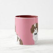 犬の恋人のための準正装のヒップスターの日本語Chin マグカップ (中央)