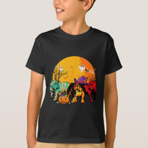 犬の恋人のための英国のブルドッグハロウィーンの衣装 Tシャツ