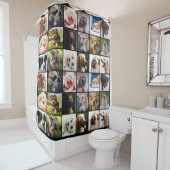 犬の恋人のシャワー・カーテン シャワーカーテン (インサイチュ)