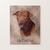 犬の恋人のパズル ジグソーパズル (縦)