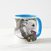 犬の恋人のマグ マグカップ (正面右)