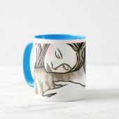 犬の恋人のマグ マグカップ (正面左)