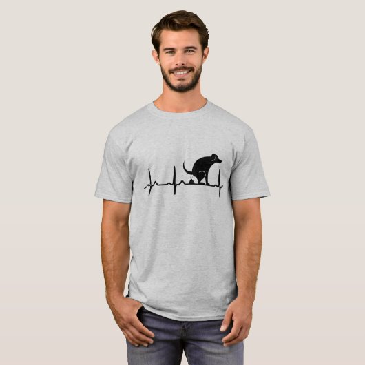 犬の恋人のワイシャツ Tシャツ (正面フル)