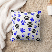 犬の恋人の前足のプリント クッション (ブランケット)