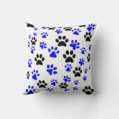 犬の恋人の前足のプリント クッション (裏面)