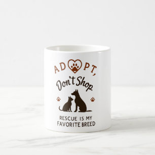 犬の恋人の夢のマグカップ – Sip & Support Rescue コーヒーマグカップ