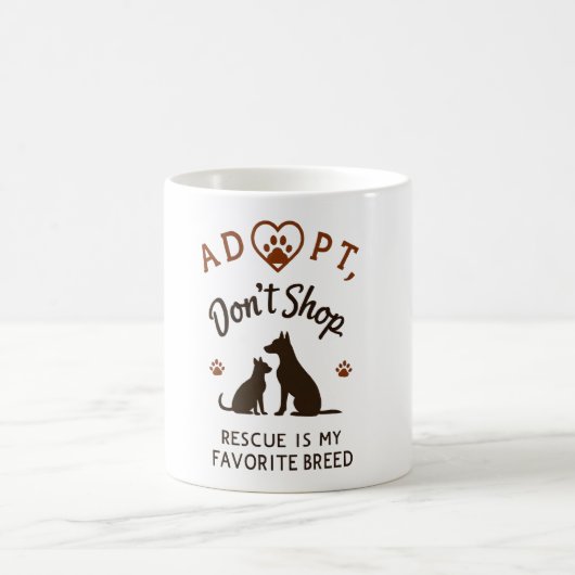 犬の恋人の夢のマグカップ – Sip & Support Rescue コーヒーマグカップ (中央)