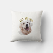 犬の恋人の居心地の良い枕 – かわいいペットのインテリア クッション (裏面)