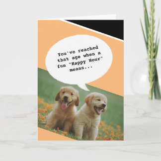 犬の恋人の幸せな時間を取得おもしろい誕生日 カード