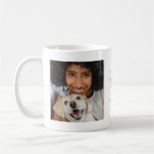 犬の恋人の最高の決定は今までにかわいいことわざ引用文 コーヒーマグカップ (左)