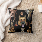 犬の恋人の枕 クッション (ブランケット)