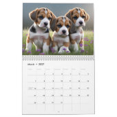 犬の恋人の犬 カレンダー (3月 2027)