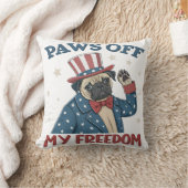 犬の恋人の自由の枕 クッション (ブランケット)