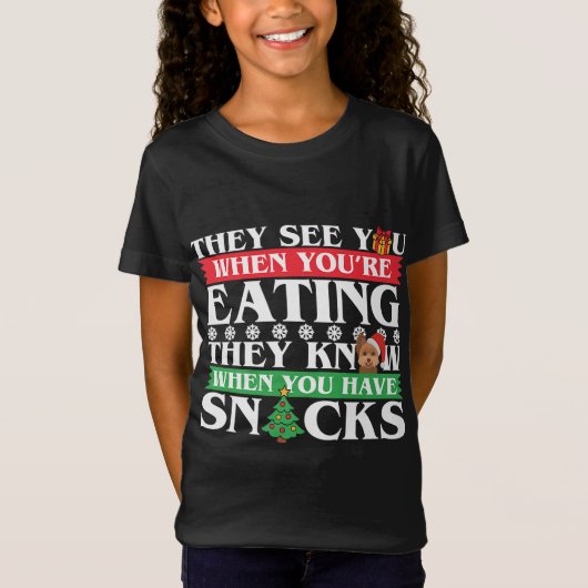 犬の恋人の贈り物 – ヨークシャーテリアクリスマス Tシャツ (正面)