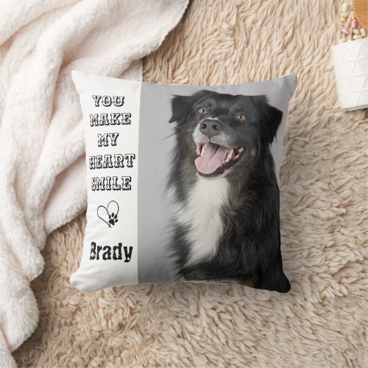 犬の恋人ギフトペットのパーソナライズされた写真 クッション (ブランケット)