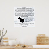 犬の恋人引用文最高の – 友人 – 犬の引用文 ポスター (キッチン)