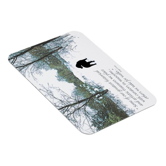 犬の恋人引用文 – 男最高のの友人 – 犬の引用文 マグネット (右側)