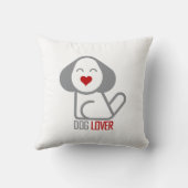 犬の恋人 クッション (裏面)