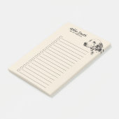 犬の恋人 – Dalmatian - To Do List ポストイット (アングル)