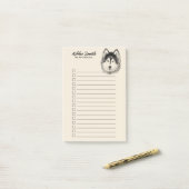 犬の恋人 – Husky 2 - To Do List Post-It Notes ポストイット (デスク上)
