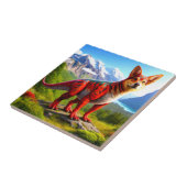 犬の恐竜 タイル (側面)