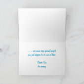 犬の悔やみや弔慰ありがとう気に's サンキューカード (内部)