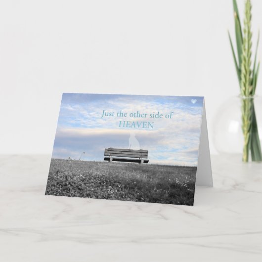 犬の悔やみや弔慰ありがとう気に's サンキューカード (正面)