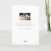 犬の悔やみや弔慰オリジナルのポエムカスタマイズ可能なカード カード (裏面)