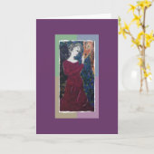 犬の悔やみや弔慰カード カード (黄色い花)