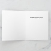 犬の悔やみや弔慰カード カード (内部)