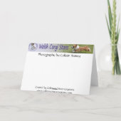 犬の悔やみや弔慰カード カード (裏面)