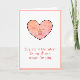 犬の悔やみや弔慰カードby dalDesignNZ カード