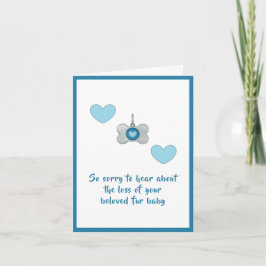 犬の悔やみや弔慰カードby dalDesignNZ カード