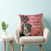 犬の悔やみや弔慰キープサク – 自分の写真と名前を追加 クッション (椅子)