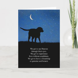 犬の悔やみや弔慰スピリチュアル心のこもった言葉 カード