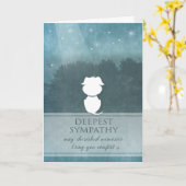 犬の悔やみや弔慰ティール（緑がかった色）大切な思い出をもたらす心地よい カード (黄色い花)