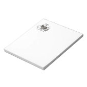 犬の悪魔ヴィンテージおもしろいかわいい ノートパッド (回転)