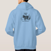 犬の悪魔ヴィンテージおもしろいかわいい パーカ (裏面)