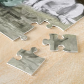 犬の愛する女ビクトリアンの絵画子 ジグソーパズル (側面)