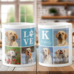 犬の愛のパーソナライズされた手7写真コラージュ コーヒーマグカップ<br><div class="desc">私たちモダンとラヴスタイリッシュポープリントマグを紹介する、どんな犬の恋人にも最適な贈り物！このシックなマグカップはモダン、カスタム写真のコラージュとパーソナライズされた、あなたの熱心な友人への愛を示すメッセージを備えている。犬の母やパパとして、朝にあなたの子犬と暖かいコーヒーや紅茶のカップとスナグリング以上に何もない。私たちのマグカップはあなたの朝のルーチンに完璧な追加または仲間の犬の恋人のための思慮深い贈り物である。デザインは前刷り愛とモダン写真コラージュで愛されるだけでなく、実用的でもある。マグカップはセラミッ高品質クス製で、11オンスまでの飲料を保持できお気に入りのる。さらに、食洗機と電子レンジは簡単と便利に使用できる。母の日やクリスマスまで待たずに愛を見せよう！ラブポープリントマグを今日注文楽しむし、毎日の可愛らしさの量と一口飲み。犬の愛のパーソナライズされた手7写真コラージコーヒーマグ</div>