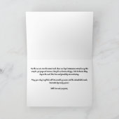 犬の愛のビーチ、ハートカード サンキューカード (内部)