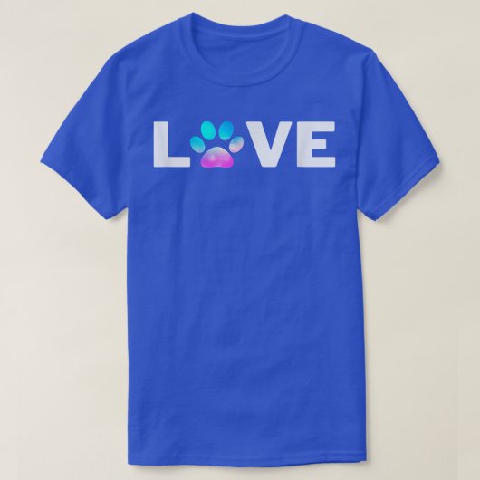 犬の愛の日の犬の手の犬のドッグアパレル子犬ドッグファン犬 Tシャツ (デザイン正面)