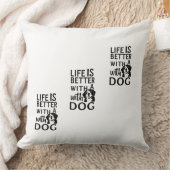 犬の愛の枕 クッション (ブランケット)