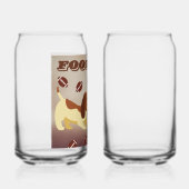 犬の愛の遊サッカー ガラス缶 (右)