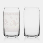 犬の愛の遊サッカー ガラス缶 (裏面)