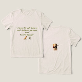 犬の愛のTシャツ トライブレンドTシャツ