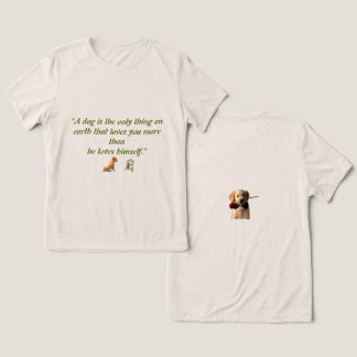 犬の愛のTシャツ トライブレンドTシャツ