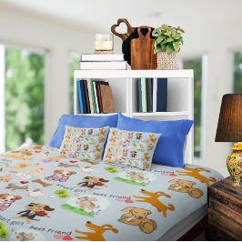 犬の愛をパーソナライズ フリースブランケット