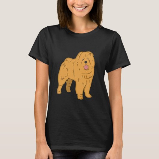犬の愛チュウチュウ犬 Tシャツ (正面)