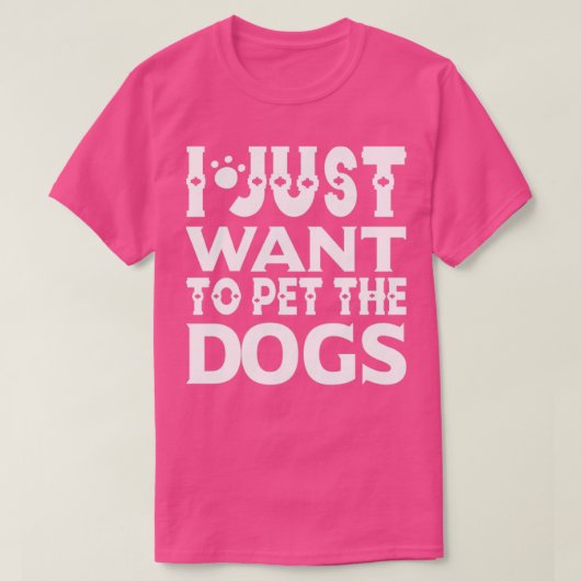 犬の愛人を飼いたいだけだ Tシャツ (デザイン正面)